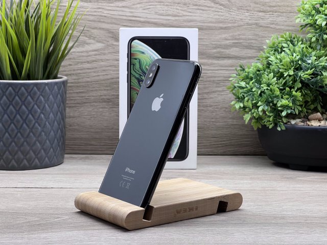 iPhone XS Space Gray 64GB 2 ÉV Garanciával Számlával Aksi 100%