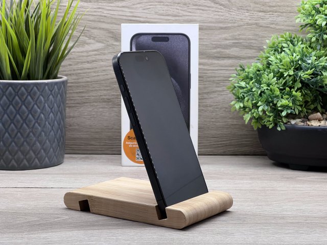 Hibátlan iPhone 15 Pro Black Titanium 512GB 2 ÉV Garanciával Számlával Aksi 100%