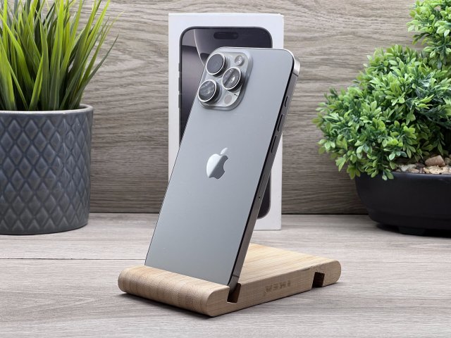Hibátlan iPhone 16 Pro Max Natural Titanium 256GB 2 ÉV Garanciával Számlával
