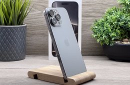 Hibátlan iPhone 16 Pro Max Natural Titanium 256GB 2 ÉV Garanciával Számlával