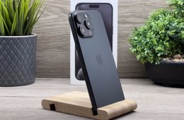 Hibátlan iPhone 15 Pro Max Black Titanium 512GB 2 ÉV Garanciával Számlával