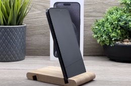 Hibátlan iPhone 15 Pro Max Black Titanium 512GB 2 ÉV Garanciával Számlával