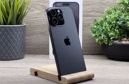 Hibátlan iPhone 15 Pro Max Black Titanium 512GB 2 ÉV Garanciával Számlával