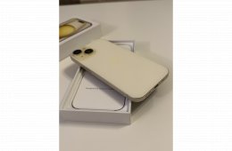 iPhone 15 sárga FÜGGETLEN - 100% akku 0 CIKLUS