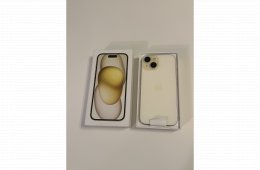 iPhone 15 sárga FÜGGETLEN - 100% akku 0 CIKLUS