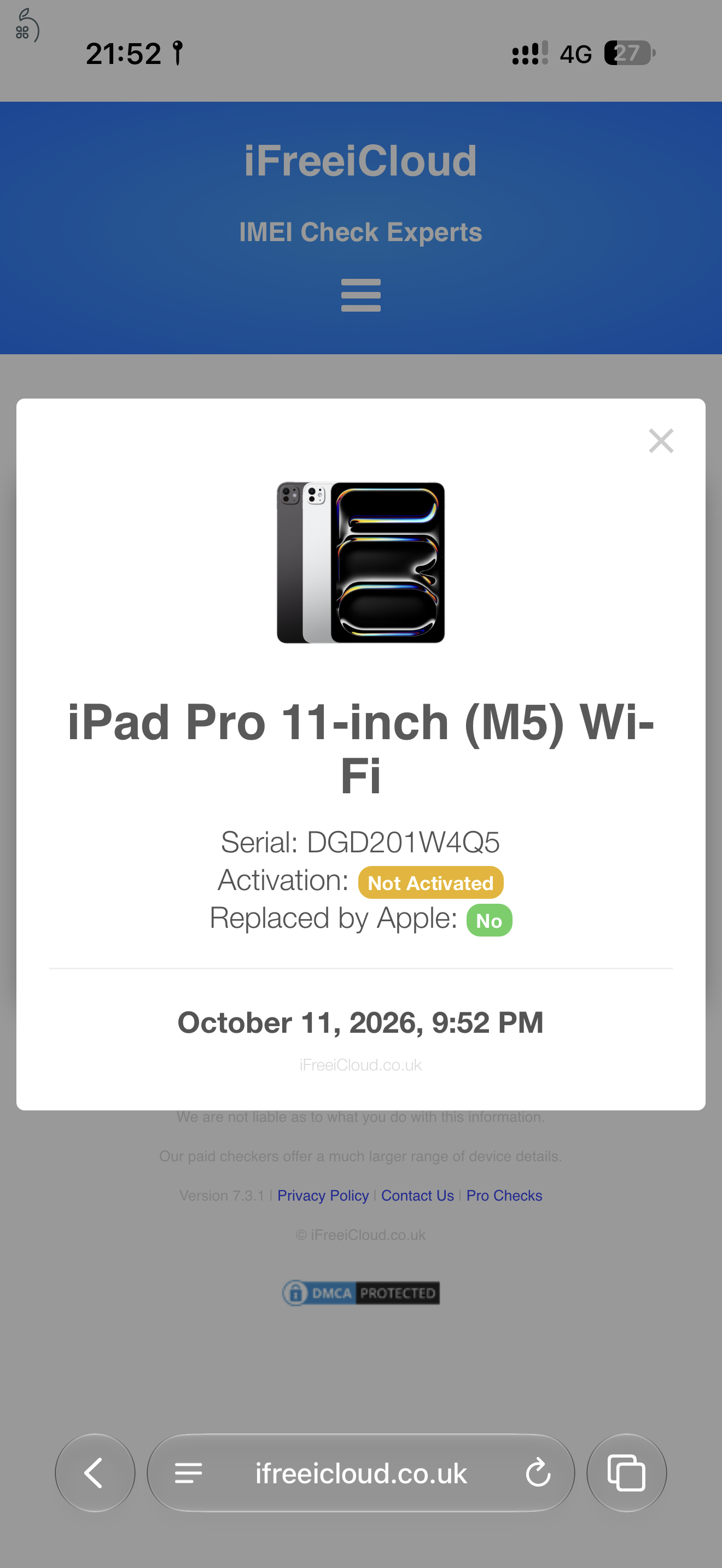 Bontatlan Ipad Pro M5 256GB 11