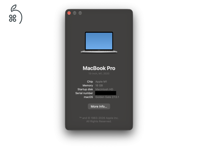 MacBook Pro M1 16 GB RAM