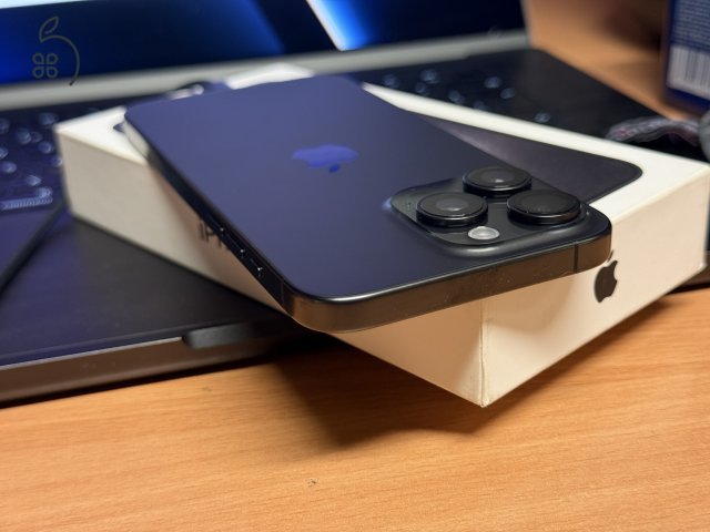 Újszerű Iphone 15 Pro Max 512GB 87% Black Titanium