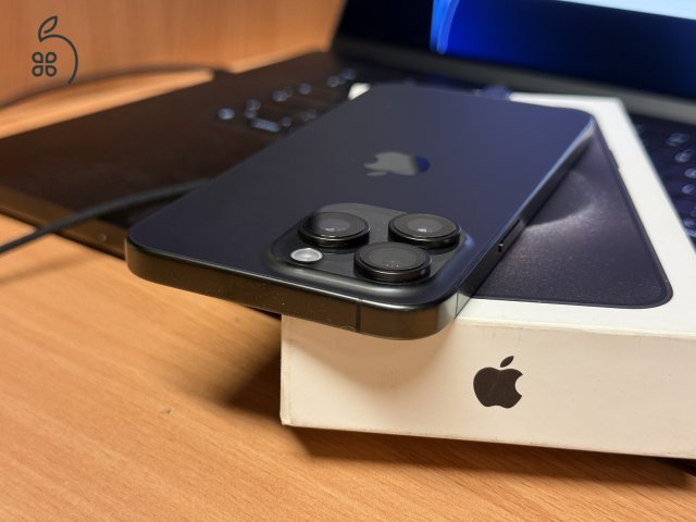 Újszerű Iphone 15 Pro Max 512GB 87% Black Titanium
