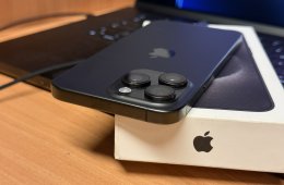Újszerű Iphone 15 Pro Max 512GB 87% Black Titanium