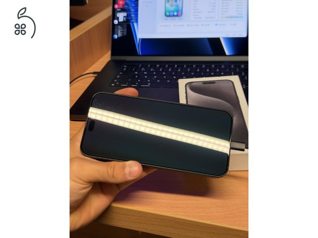 Újszerű Iphone 15 Pro Max 512GB 87% Black Titanium