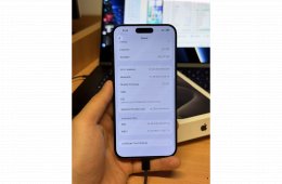Újszerű Iphone 15 Pro Max 512GB 87% Black Titanium