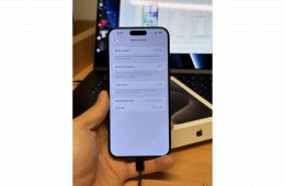 Újszerű Iphone 15 Pro Max 512GB 87% Black Titanium