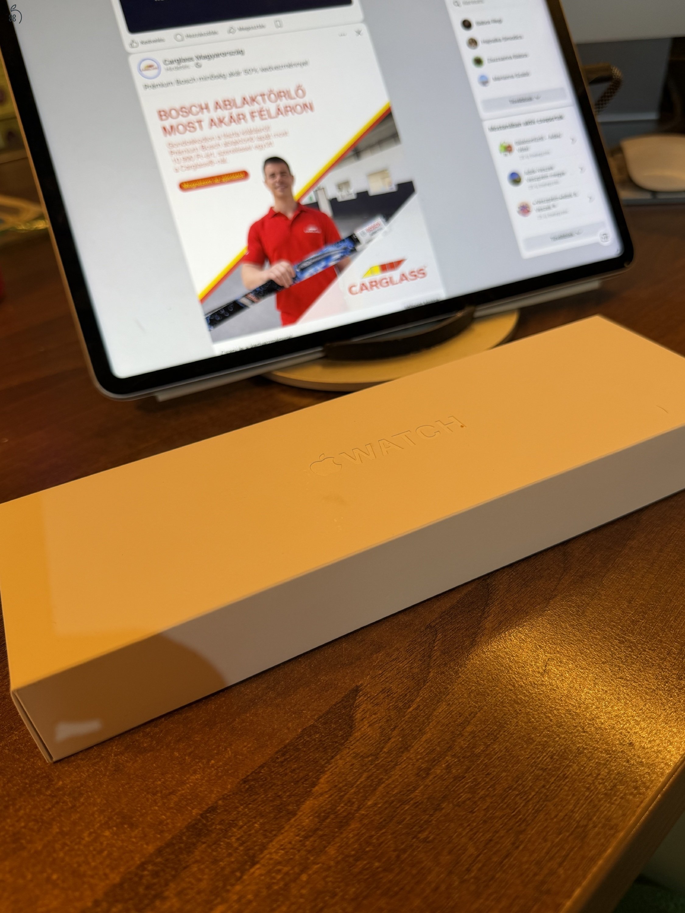 Apple Watch 10 46mm, GPS, hibátlan, 1 év Apple garancia 