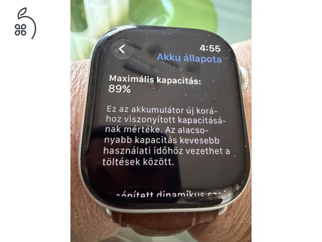 Apple Watch 10 46mm, GPS, hibátlan, 1 év Apple garancia 