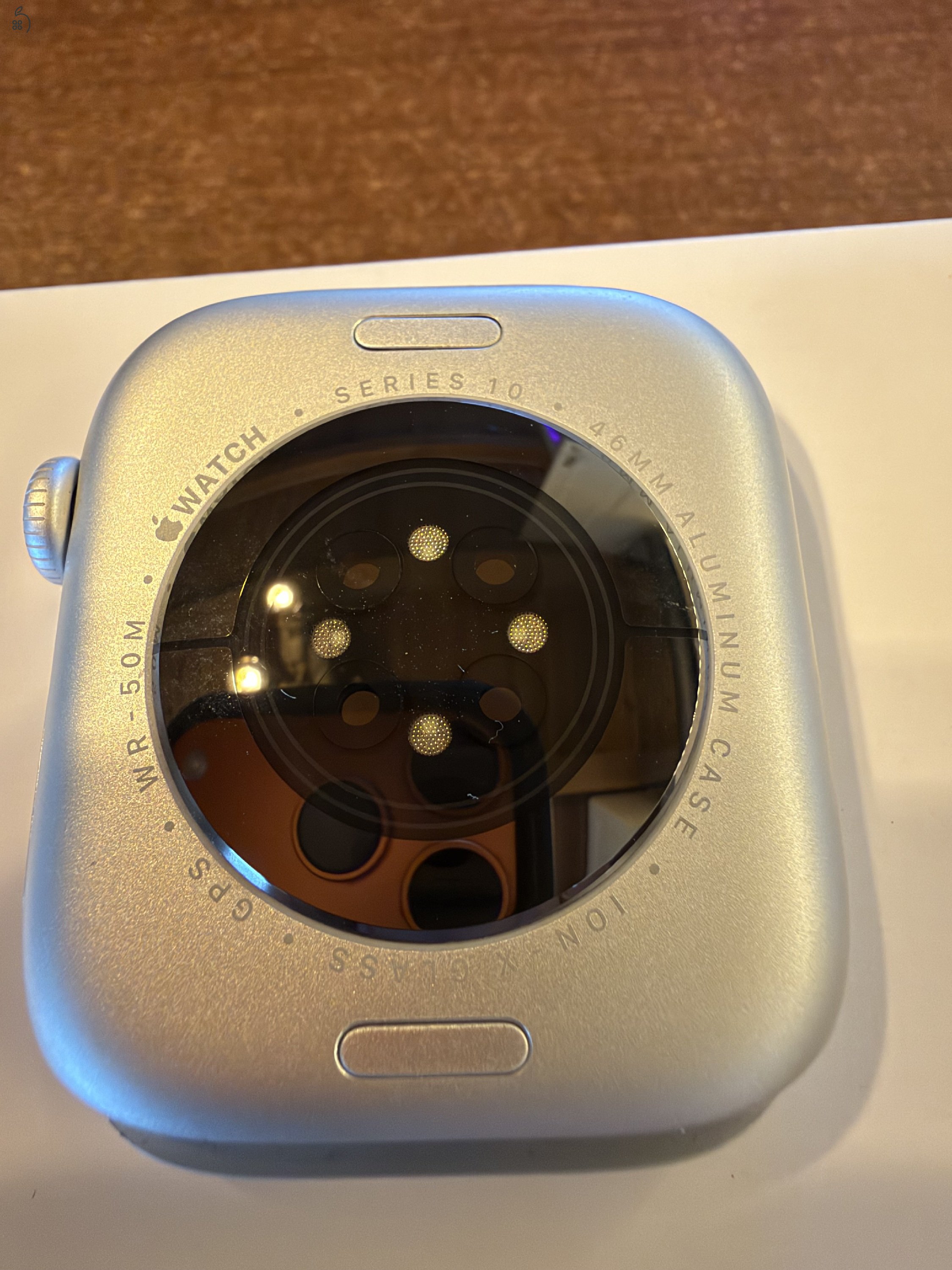 Apple Watch 10 46mm, GPS, hibátlan, 1 év Apple garancia 