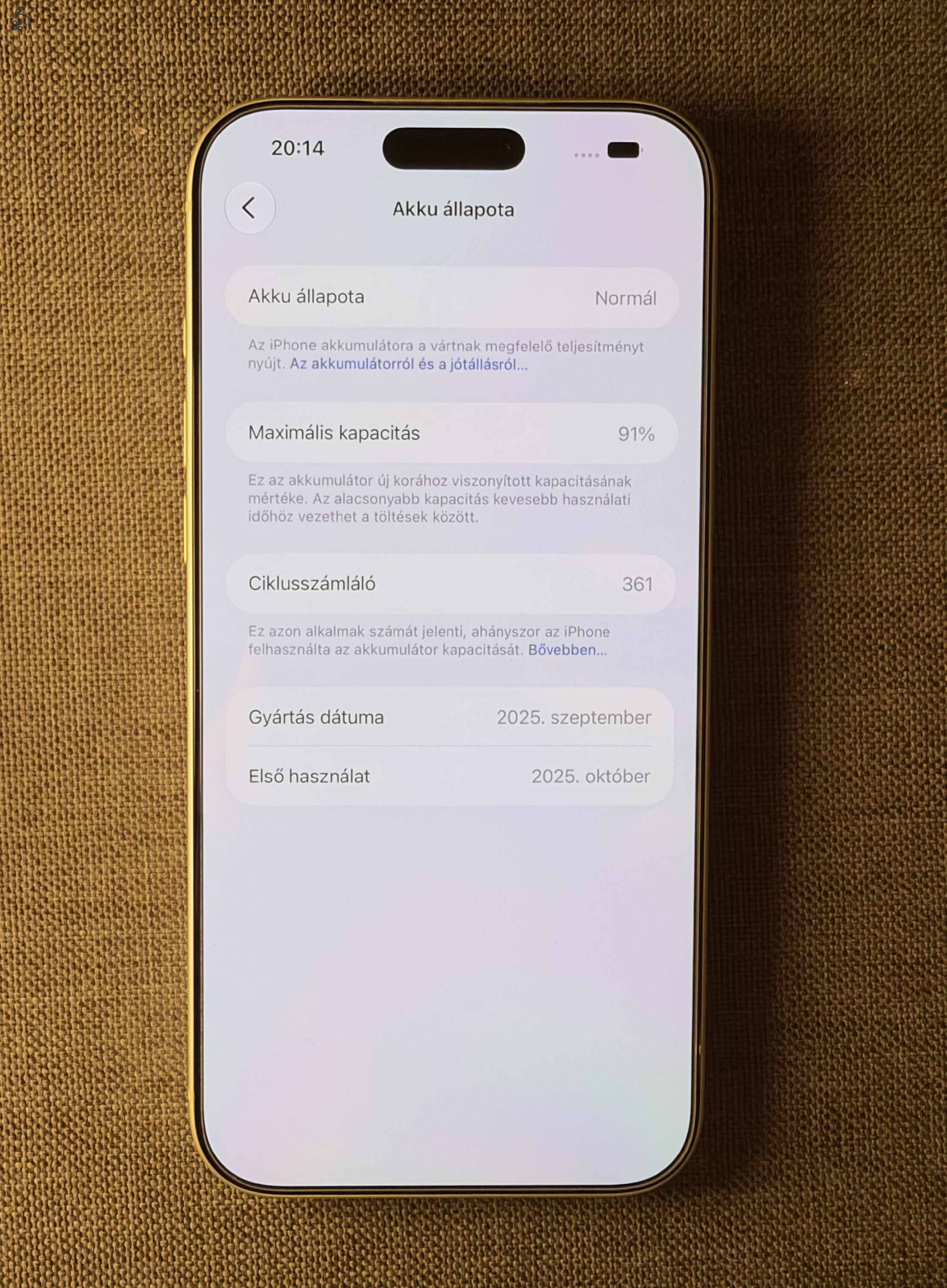 iPhone 17 Pro Max Ezüst 512 GB gyári független