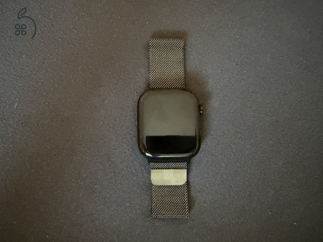 Apple Watch Series 10 GPS+Cellular 46mm Jet Black alumínium palaszürke milánói szíjjal