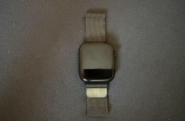 Apple Watch Series 10 GPS+Cellular 46mm Jet Black alumínium palaszürke milánói szíjjal