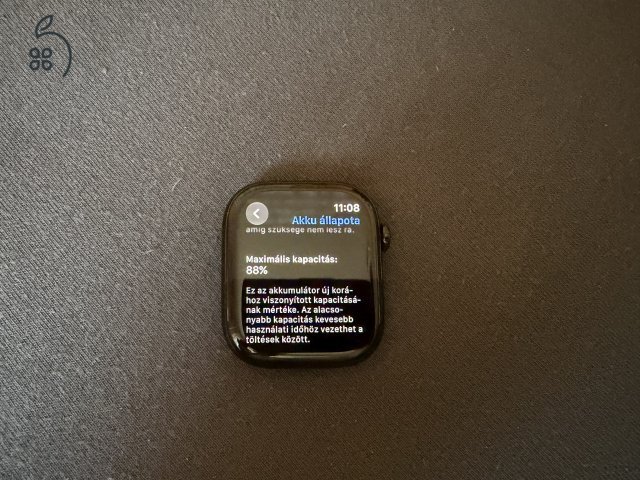 Apple Watch Series 10 GPS+Cellular 46mm Jet Black alumínium palaszürke milánói szíjjal