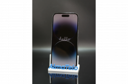 Apple iPhone 14 Pro eSIM 256 GB Space Black 100% akku - 12 HÓ GARANCIA