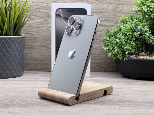 Hibátlan iPhone 16 Pro Max Natural Titanium 256GB 2 ÉV Garanciával Számlával