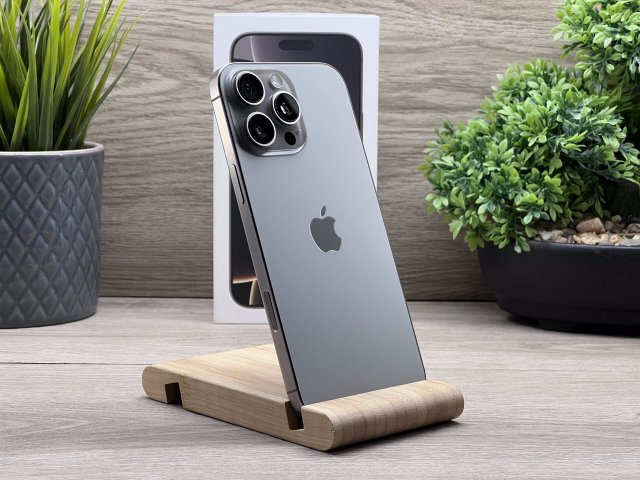 Hibátlan iPhone 16 Pro Max Natural Titanium 256GB 2 ÉV Garanciával Számlával