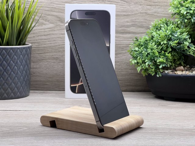 Hibátlan iPhone 16 Pro Max Natural Titanium 256GB 2 ÉV Garanciával Számlával