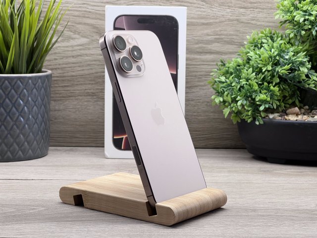 Hibátlan iPhone 16 Pro Max Desert Titanium 256GB 2 ÉV Garanciával Számlával