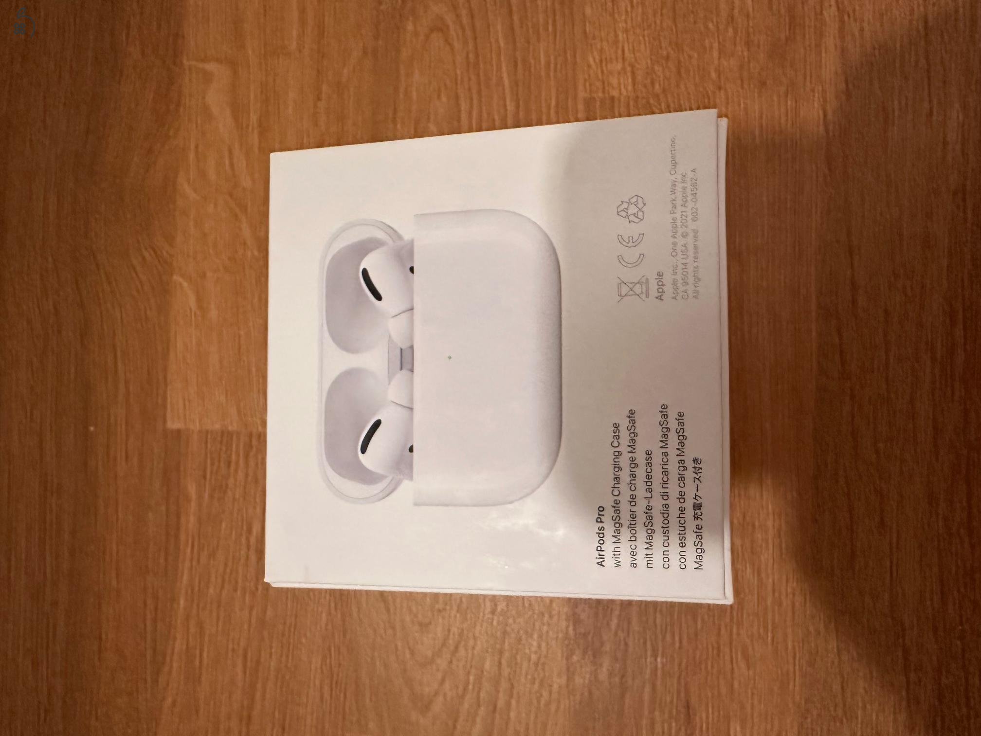 Apple AirPods Pro 1. generáció (2021) – MagSafe – dobozos, nagyon megkímélt