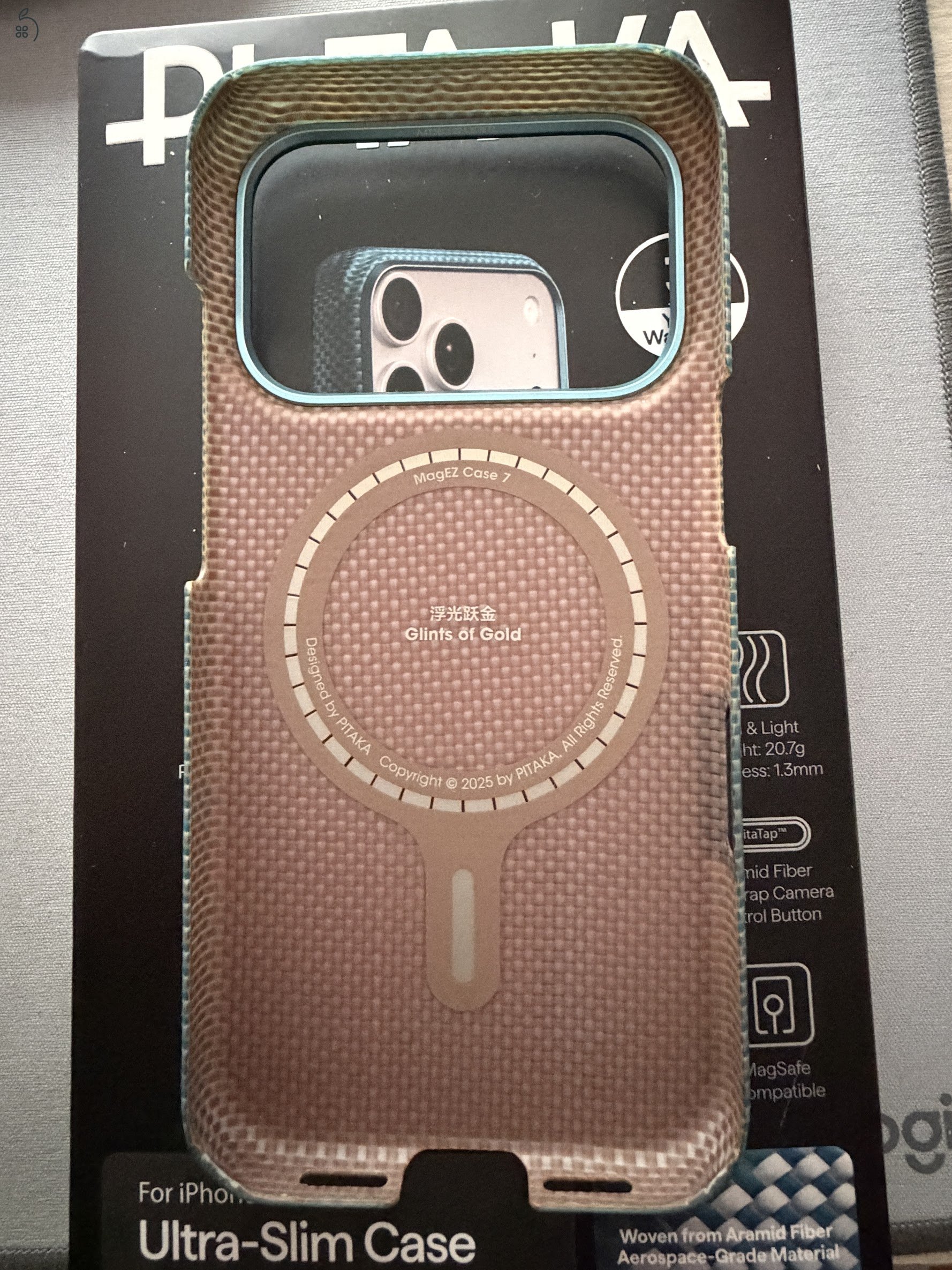 Pitaka Ultra-Slim Lucid Blue tok iPhone 17 Pro-hoz