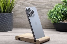 Hibátlan iPhone 15 Pro Natural Titanium 256GB 2 ÉV Garanciával Számlával