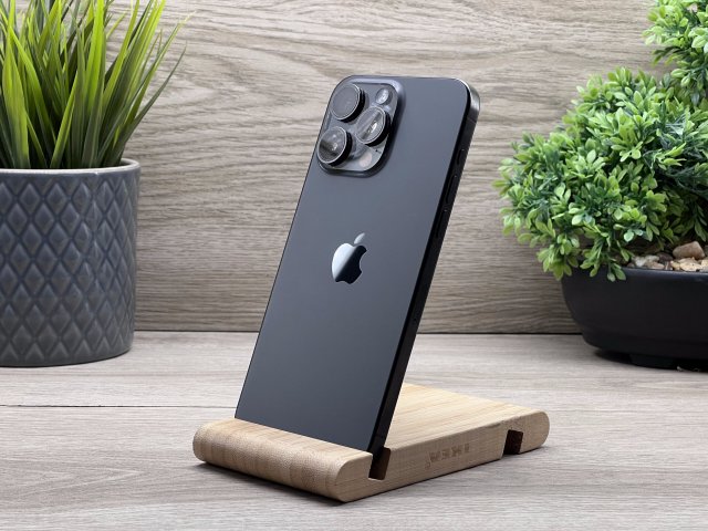iPhone 15 Pro Max Black Titanium 256GB 2 ÉV Garanciával Számlával