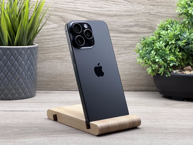iPhone 15 Pro Max Black Titanium 256GB 2 ÉV Garanciával Számlával