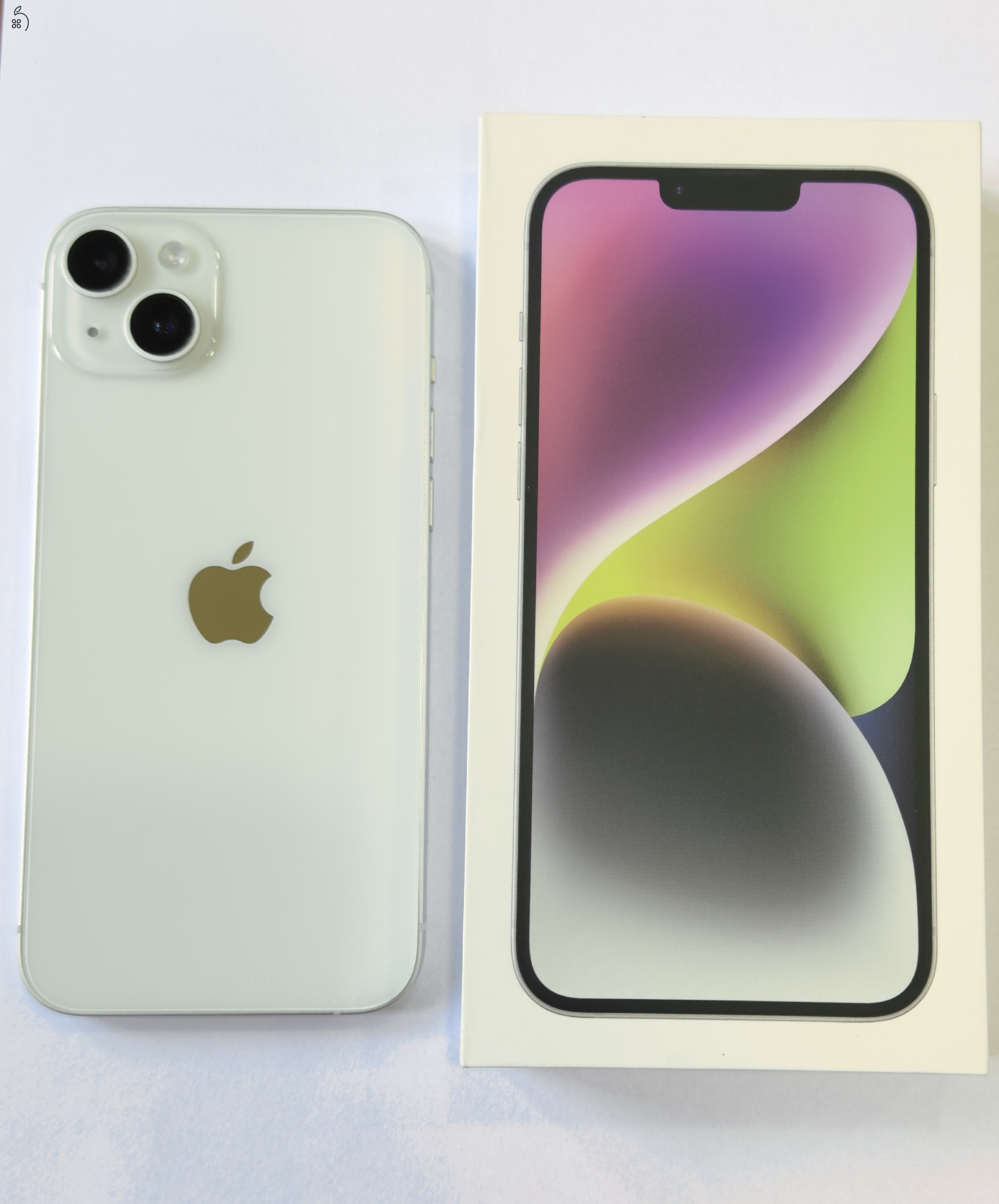 Apple Iphone 14 plus 256GB fehér - karcmentes