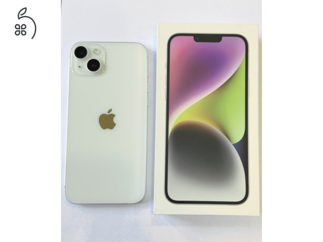 Apple Iphone 14 plus 256GB fehér - karcmentes