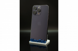 Apple iPhone 14 Pro Max 128 GB Deep Purple 100% akku - 12 HÓ GARANCIA