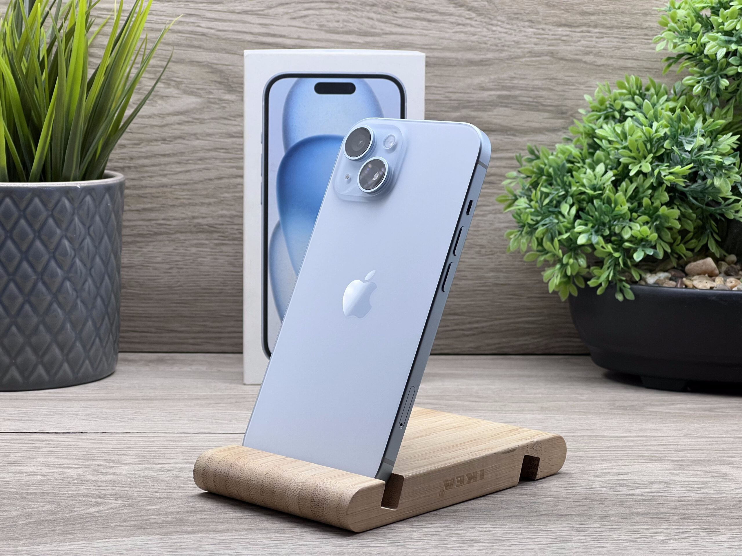 Új, Aktiválatlan iPhone 15 Blue 128GB 2 ÉV Garanciával Számlával Aksi 100%