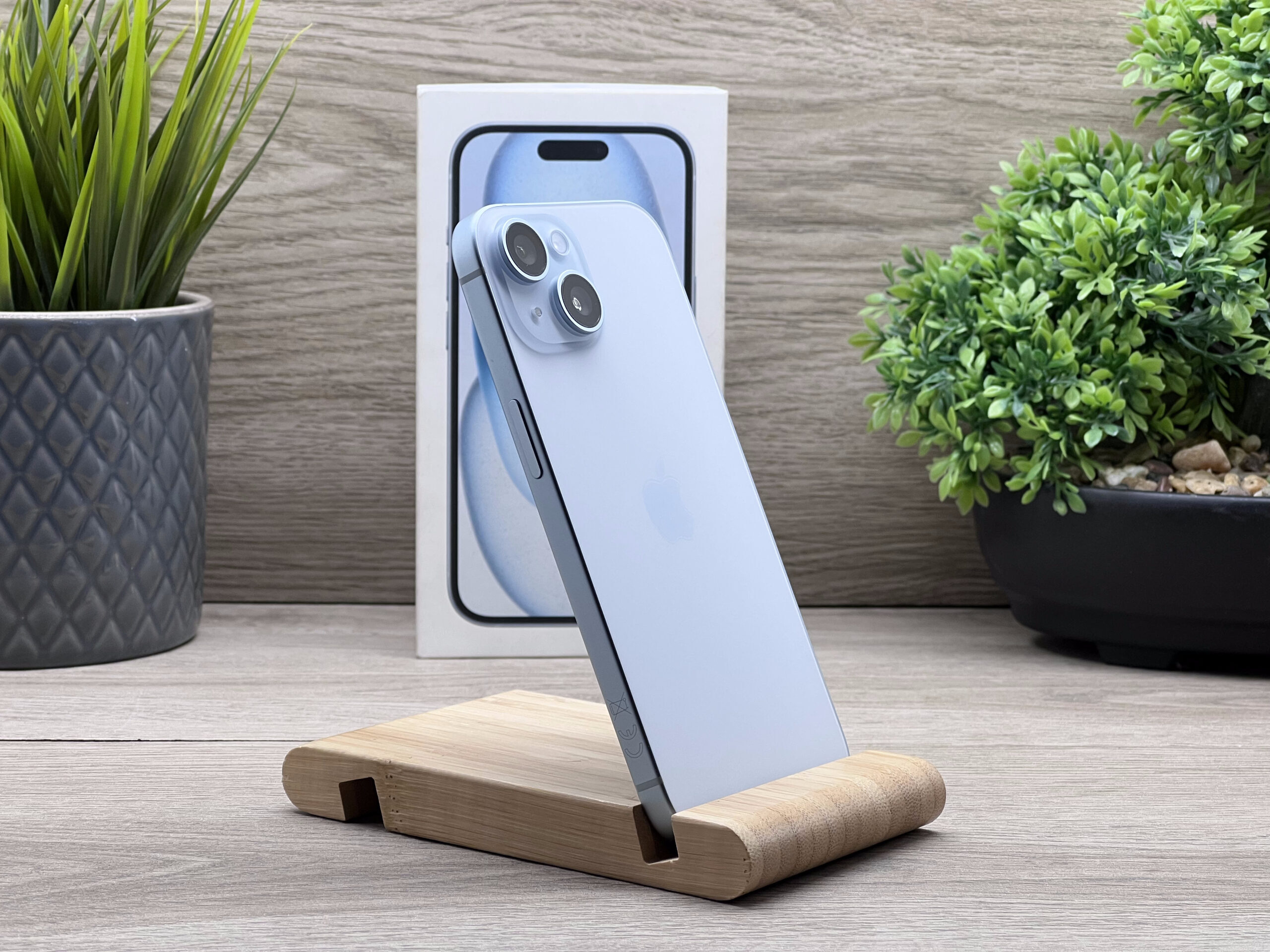 Új, Aktiválatlan iPhone 15 Blue 128GB 2 ÉV Garanciával Számlával Aksi 100%
