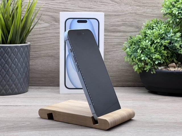Új, Aktiválatlan iPhone 15 Blue 128GB 2 ÉV Garanciával Számlával Aksi 100%