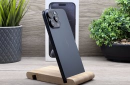 Hibátlan iPhone 15 Pro Max Black Titanium 256GB 2 ÉV Garanciával Számlával Aksi 100%