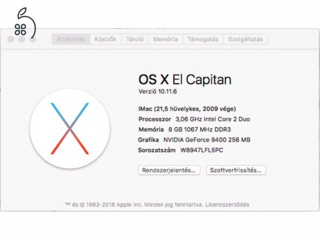 iMac 21,5 8 GB ram, 128 GB SSD ﻿MB950LL/A