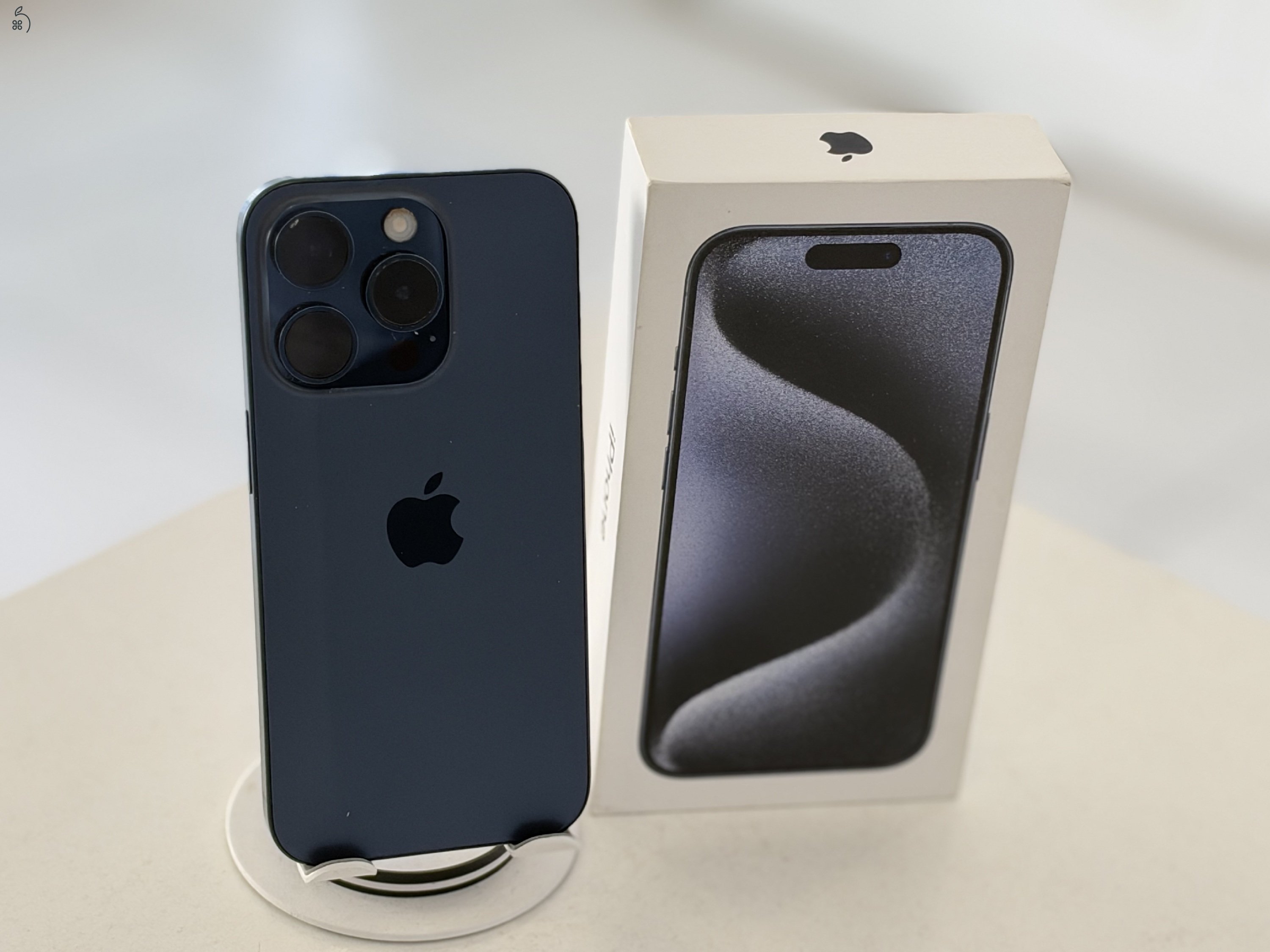 iPhone 15 Pro 256GB Független Újszerű/1 hónap gar./Akku 88%/p5064