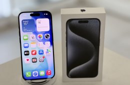 iPhone 15 Pro 256GB Független Újszerű/1 hónap gar./Akku 88%/p5064