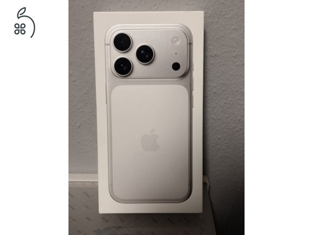 Kiváló állapotú iPhone 17 Pro 256GB (Ezüst) – 96% Akku + Gyári Apple tok!
