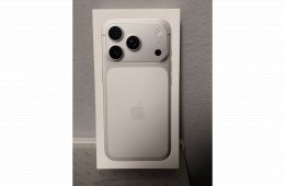 Kiváló állapotú iPhone 17 Pro 256GB (Ezüst) – 96% Akku + Gyári Apple tok!