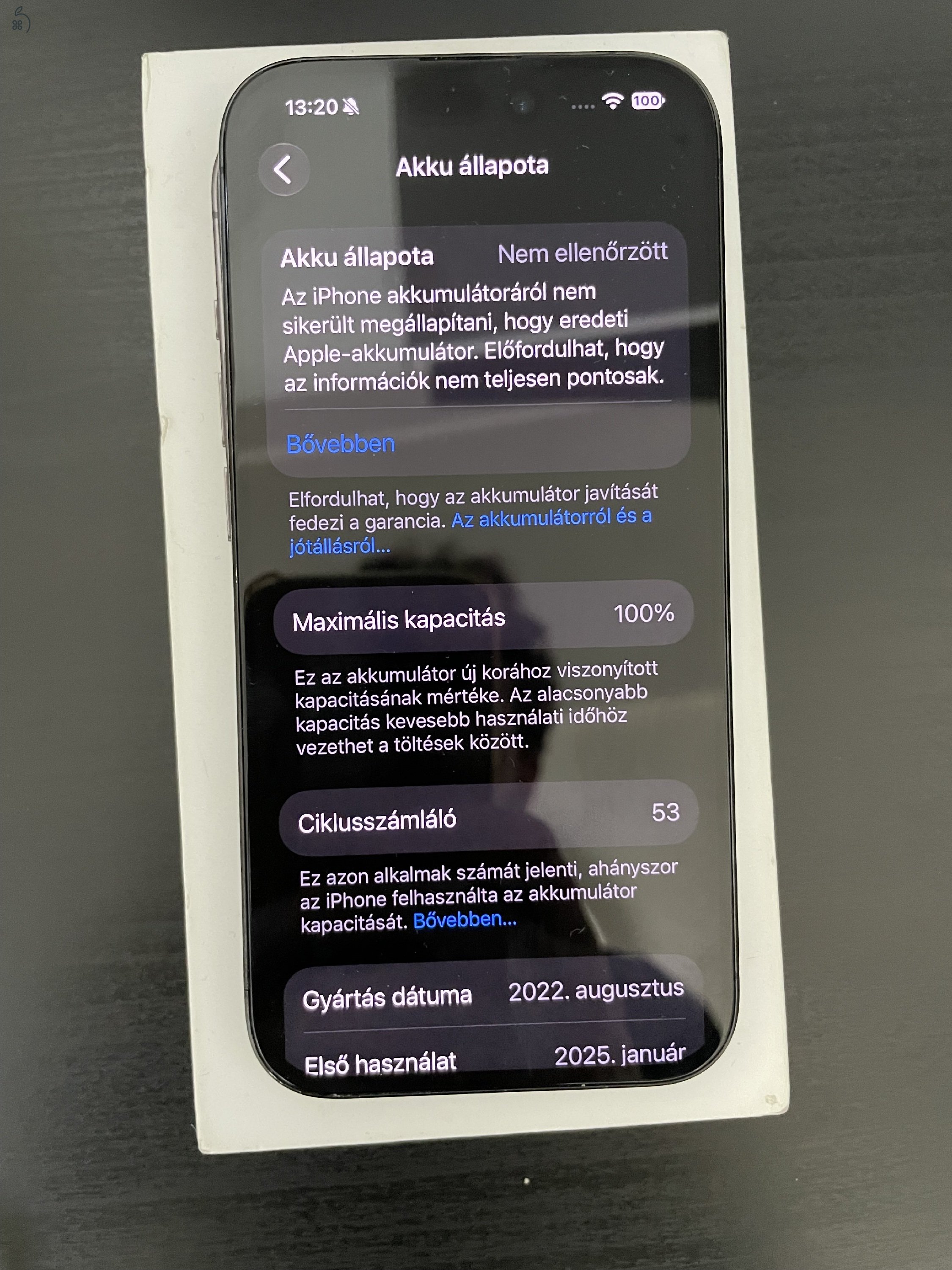 IPhone 15 pro black független 