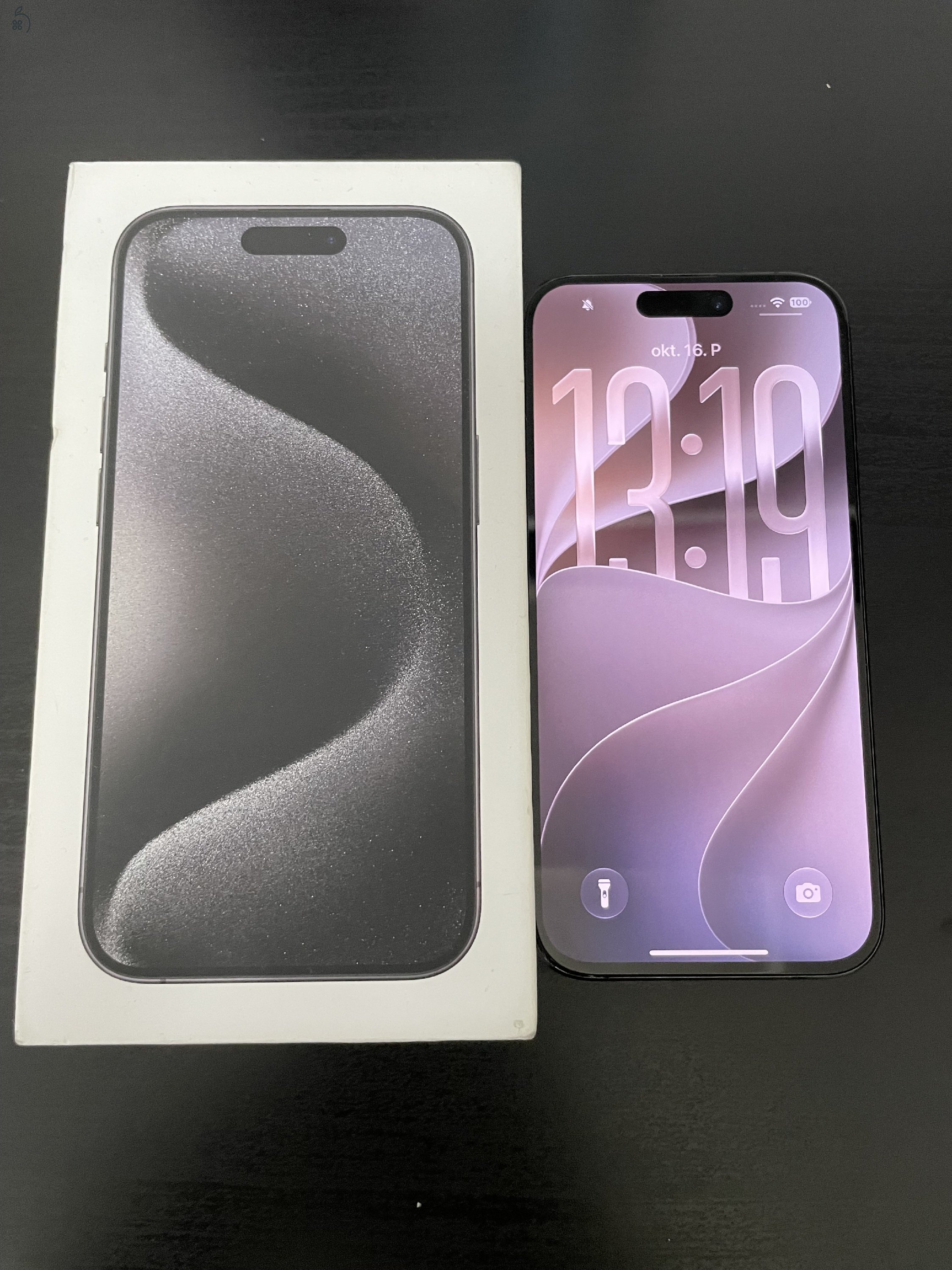 IPhone 15 pro black független 