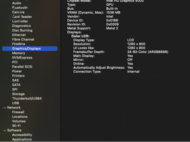Apple MacBook Pro 13” 2012 Intel Core i7 16 GB RAM 1 TB SSD