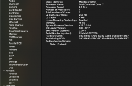 Apple MacBook Pro 13” 2012 Intel Core i7 16 GB RAM 1 TB SSD